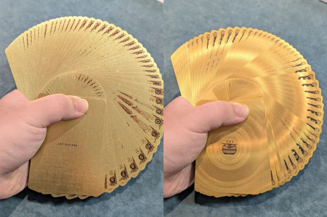 The addition of Holo technology actually creates a disjointed feel when fanning